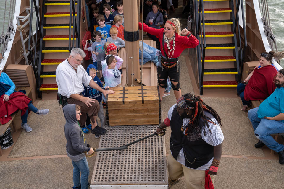 2 Red Dragon Pirate Cruise adults and kids must do in Port Aransas Texas RV trip