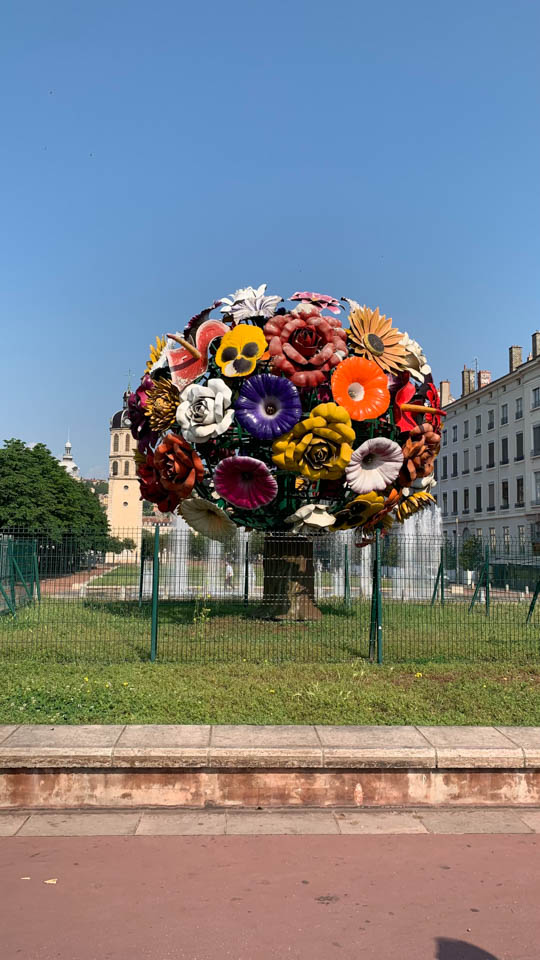 Flower Sculpture, Lyon
