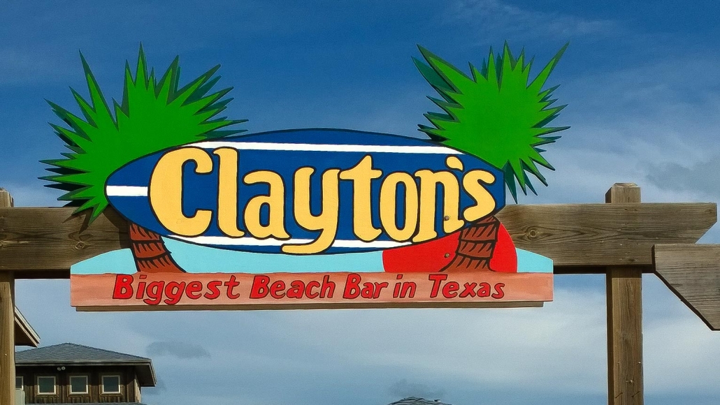 Claytons Beach Bar must see in South Padre Island Texas best things to do RV trip