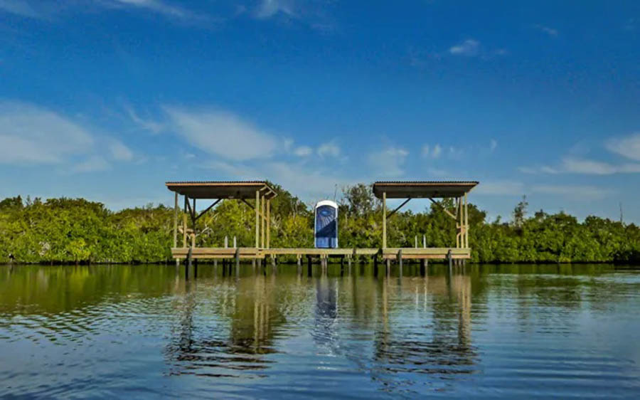 Sweetwater Chickee wilderness campsite top places to camp in Everglades NP