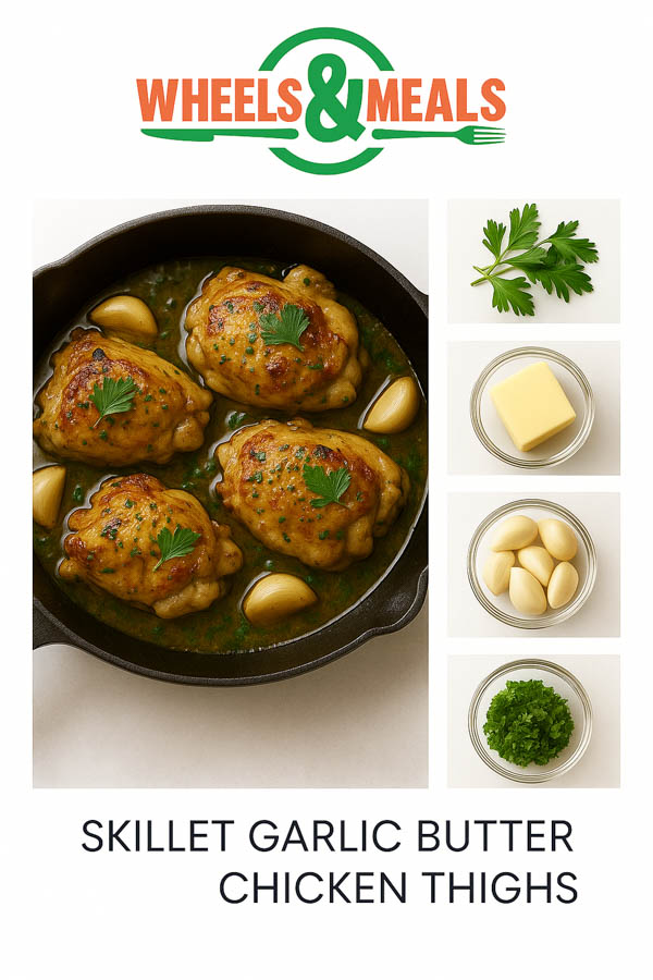 Skillet Garlic Butter Chx Thighs